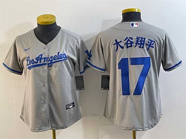 Youth Los Angeles Dodgers #17 Shohei Ohtani Gray Stitched Baseball Jerseys,We sell and wholesale Youth Los Angeles Dodgers #17 Shohei Ohtani Gray Stitched Baseball Jerseys on line form chian!
